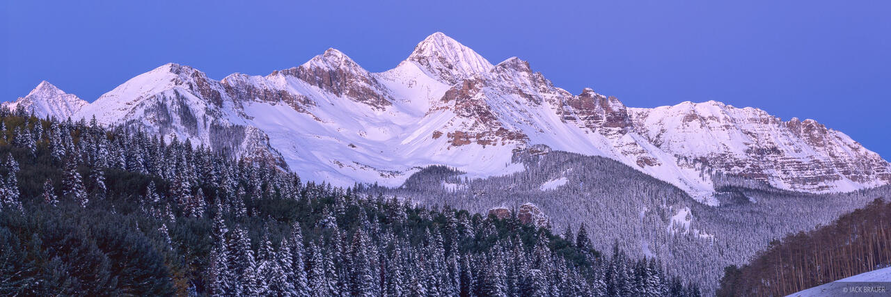 Wilson Peak Dawn Panorama