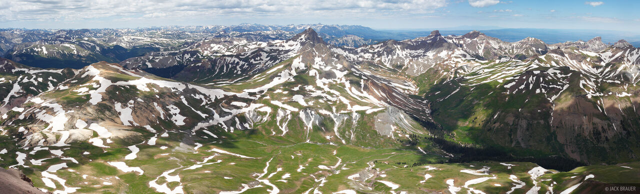 Uncompahgre Summit Panorama