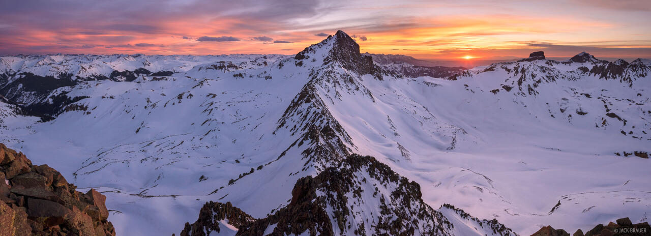 Wetterhorn Sunset Panorama