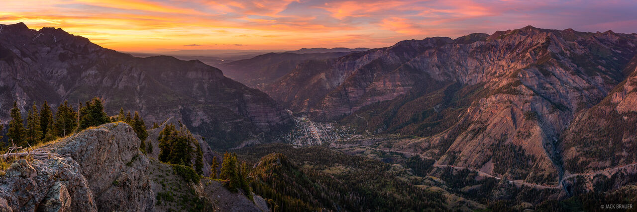 Ouray Sunset Panorama
