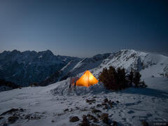 Winter Camping in the West Needle Mountains