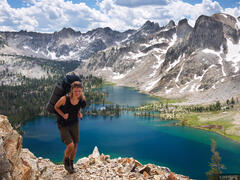 Trekking through the Sawtooths