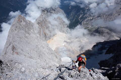 Climbing the Zugspitze