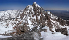 Spring Snowboarding Descents in the Tetons