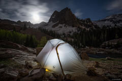 An Evening at Lake Blanche