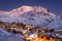 January in the French Alps