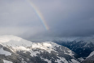 Snowbow over Penkenjoch