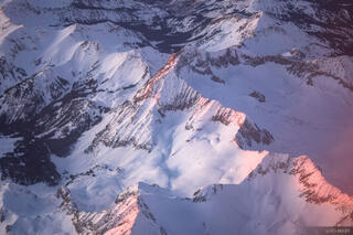 Capitol Peak Aerial Sunset