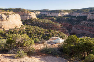Tent Above Mee Canyon