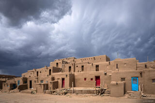 Storm Over Taos Pueblo
