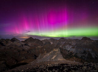 Aurora over the Sneffels Range