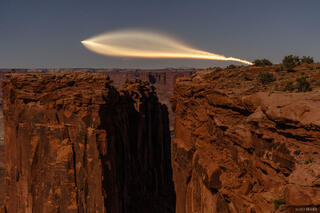 Falcon 9 Over Utah