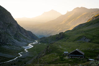 Villar-d'Arene Sunset
