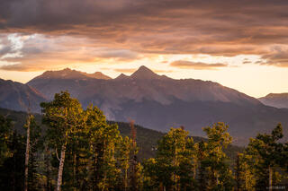 Mountain Village Sunset