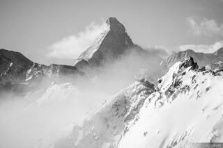Black Matterhorn B&W