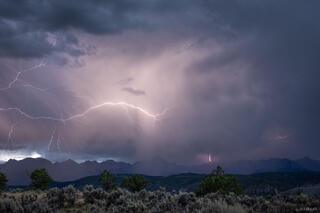 Lightning Over the Sneffels Range