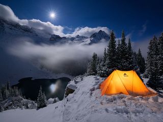 Homepage - Blue Lakes Winter Moonlight