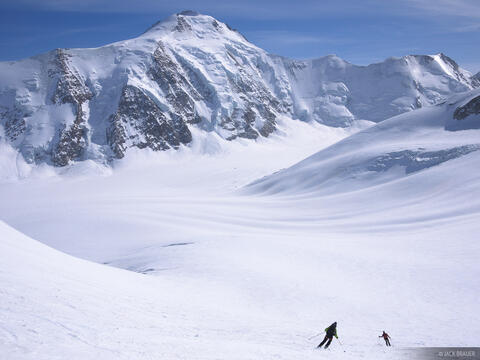 Skiing the Kransbergfirn