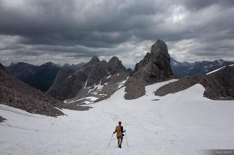 Hiking from Valluga