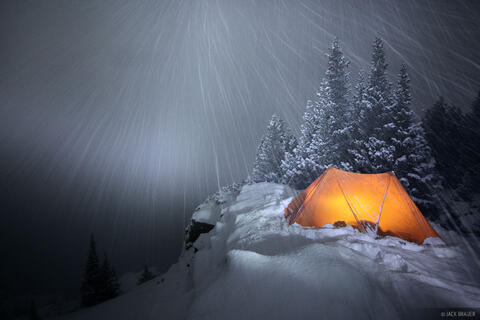 Snowy Winter Camp
