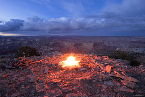 Campfire Over the Swell