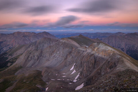 Handies Peak Summit Sunset