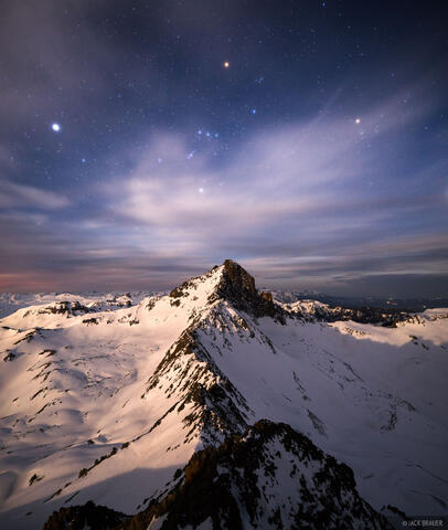 Orion Over Wetterhorn