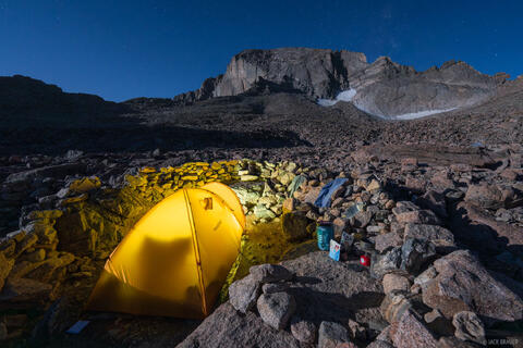 Sleepless with Longs Peak