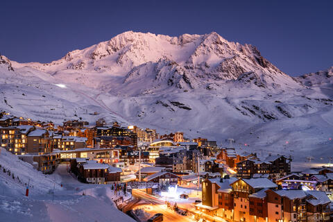January in the French Alps