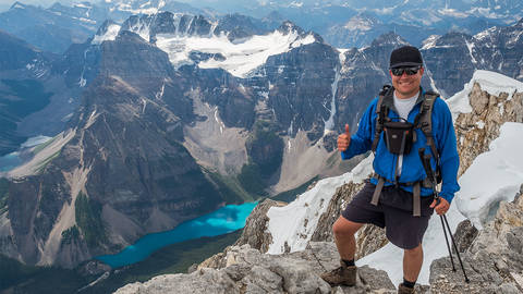 Jack on Mount Temple