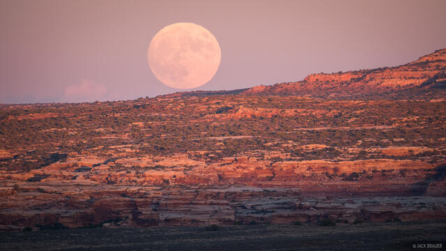 Moonrise Over Sandstone