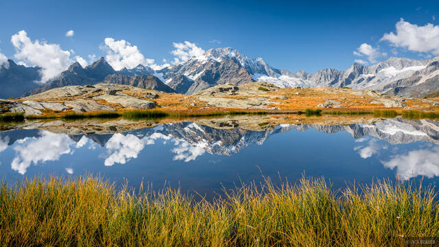 Monte Disgrazia Autumn Reflection