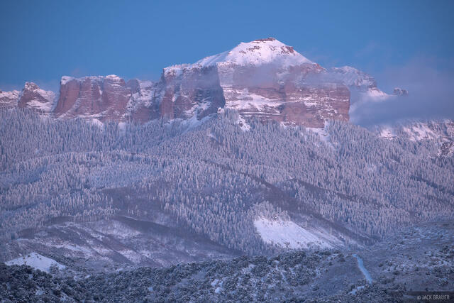 Courthouse Dusk Snow