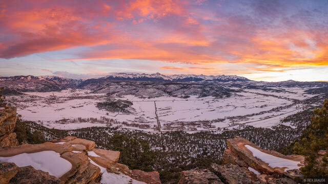 Pleasant Valley Winter Sunset