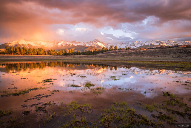 Sneffels Range Sunset Reflection