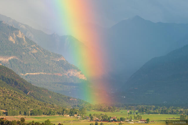 Rainbow in the Uncompaghre Gorge