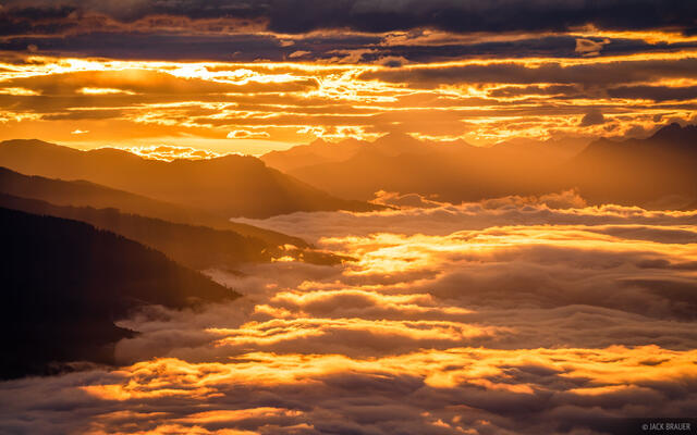 Wildkogel Fire Sky