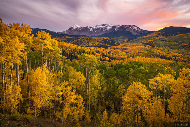 San Miguel Aspen Sunset
