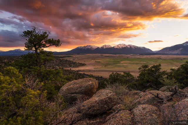 Sunset Over the Sawatch