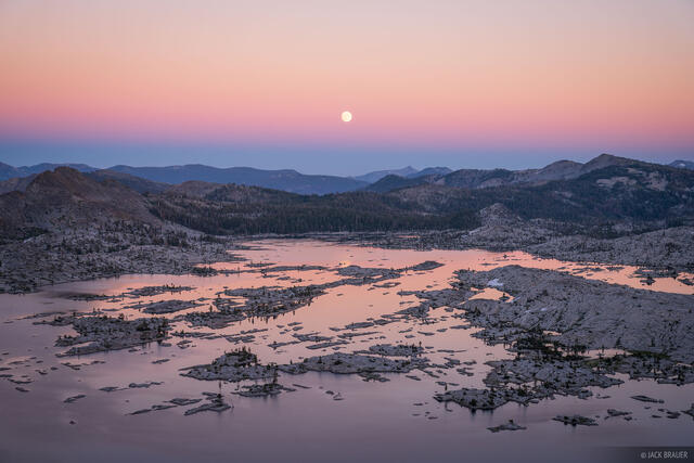 Moonrise Over Lake Aloha