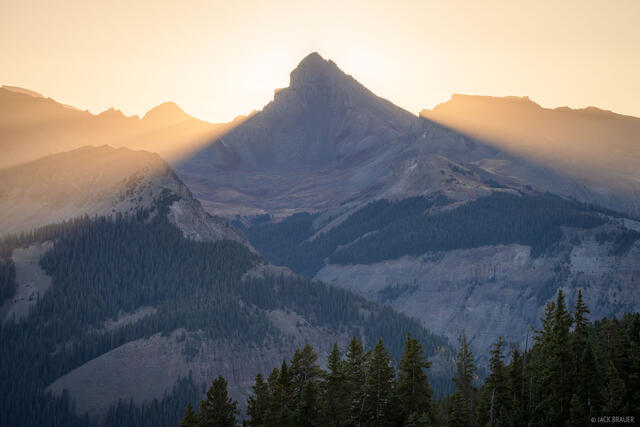 Wetterhorn Sunbeams