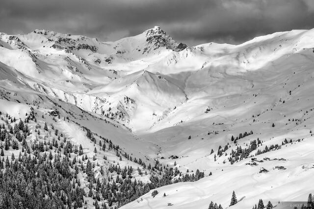 Hippoldspitze and Geislalm B&W