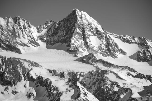 Grossglockner Winter B&W