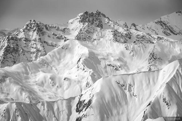Piz Mundin B&W