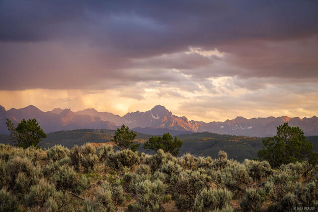 Purple Sunset over Sneffels