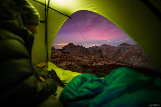 Aurora in the Tent