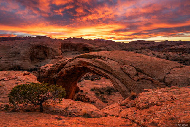 Fiery Arch Sunrise
