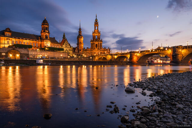 Hofkirche Dresden Twilight