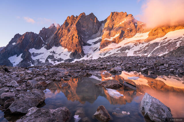 Pavé Sunrise Reflection