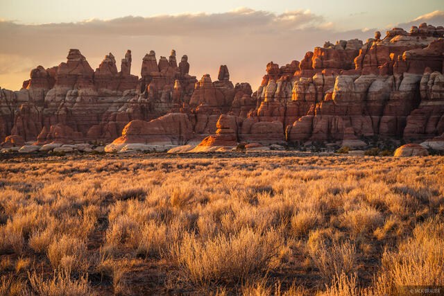 Needles Winter Sunset
